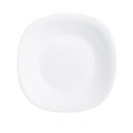 Carine White Soup Plate