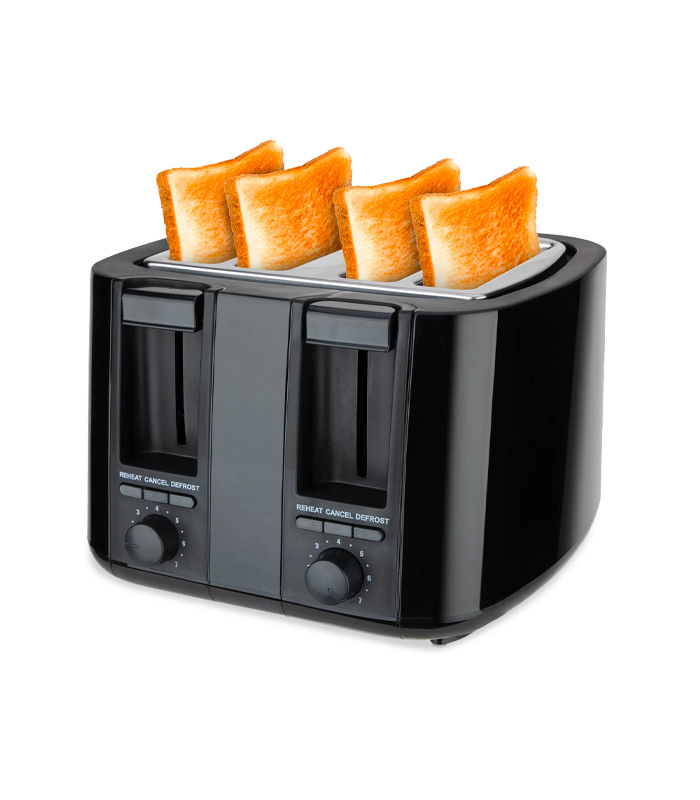 Decakila 4 slice Toaster 1500w KETS010B Decakila 4 slice Toaster 1500w - Image 1