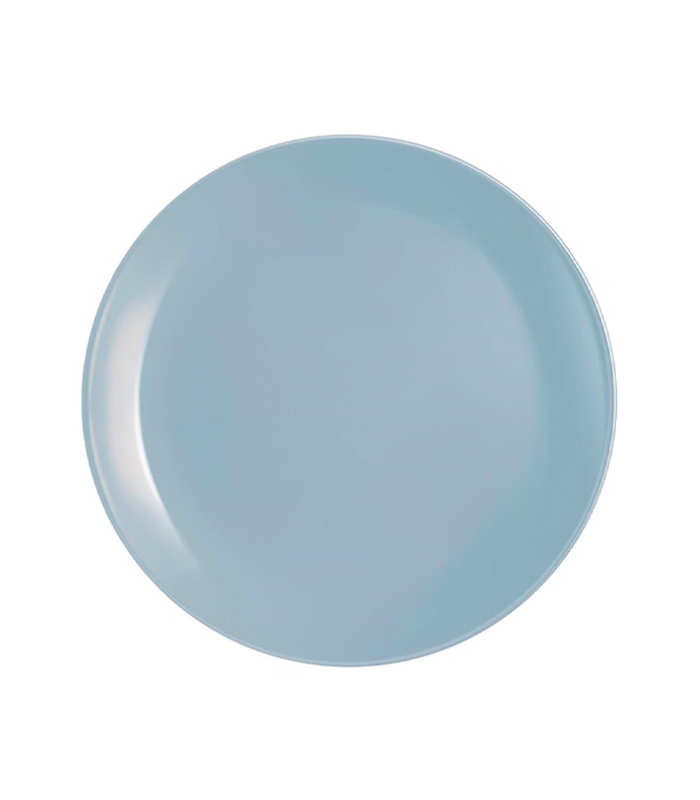 Diwali Dessert Plate 19cm Light Blue P2612 Diwali Dessert Plate 19cm Light Turq - Image 1