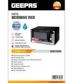 Geepas Microwave Oven, 45ltr, 1000w, GMO1898 - Image 6