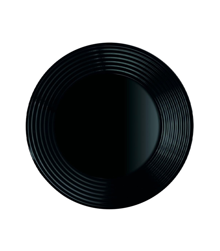 Harena Black Soup Plate 23cm L7610 Harena Black Soup Plate 23cm - Image 1