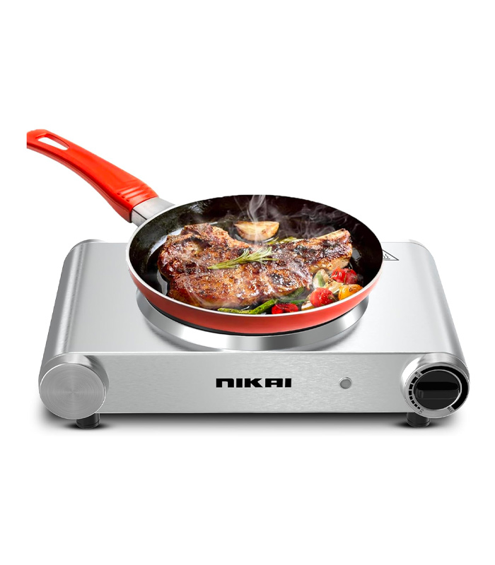 Nikai Single Hot Plate Nikai Single Hot Plate, 1500W Power - NKTOE4N2 - Image 1