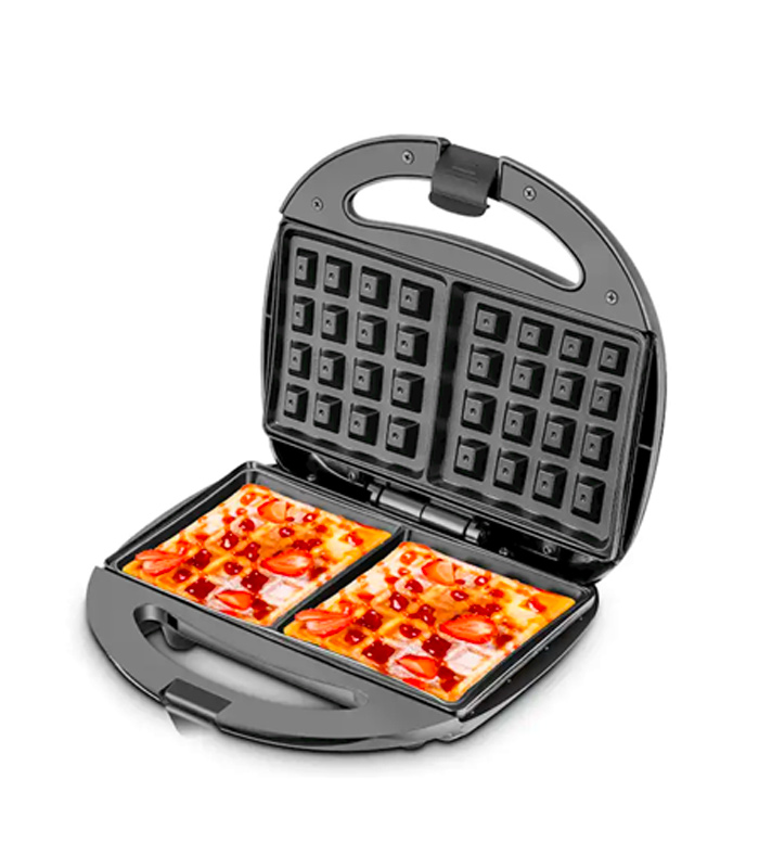R.546H RAF Waffle Maker, Black, 850 Watt, Model R.546H - Image 1