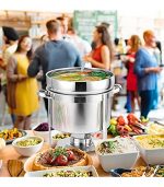 11L Marmite Soup Chafer/Stainless Steel Soup Warmer - Image 5