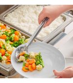 Choice 13" Perforated Stainless Steel Basting Spoon - Image 2