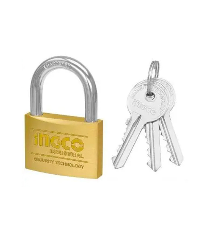Ingco Heavy Duty Brass Padlock 70mm DBPL0702 Ingco Heavy Duty Brass Padlock 70mm DBPL0702 - Image 1