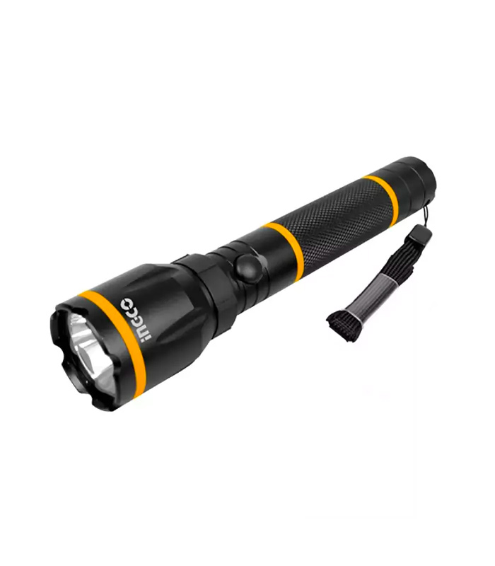 Ingco Torch Aluminum Alloy Rechargeable 400 Lumens HCFL186503 Ingco Torch Aluminum Alloy Rechargeable 400 Lumens HCFL186503 - Image 1