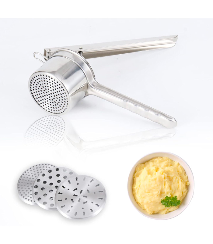 Potato Ricer, Stainless Steel Potato Potato Ricer, Stainless Steel Potato Ricer for Mashed Potatoes - Image 1