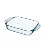 Pyrex Irresistible Glass Rectangular Roaster High Resistance Easy Grip, 31x20cm - Image 2