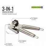 Royalford Stainless Steel Can Opener With Tube Handle, RF1184-O, Silver - Image 3