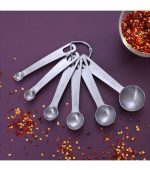 Royalford RFU9106 Stainless Steel Measuring Spoon Set 6 Pcs - Image 5