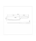 Tramontina Plenus REF 23444107 Slicing and Chopping Knife with Stainless-Steel Blade, 7 Inches - Image 3