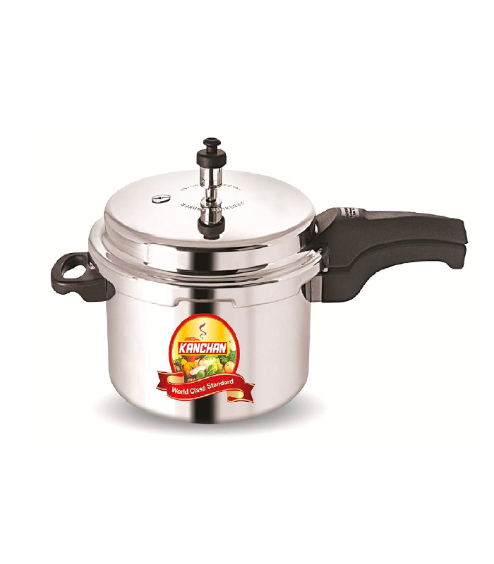 Kanchan Classic Aluminum 02 Kanchan Classic Aluminum Pressure Cooker With Outer Lid And Gas Stove - Image 1