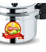 Kanchan Classic Aluminum Pressure Cooker With Outer Lid And Gas Stove - Image 2
