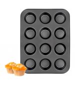 Non stick mini muffins tray 12holes
