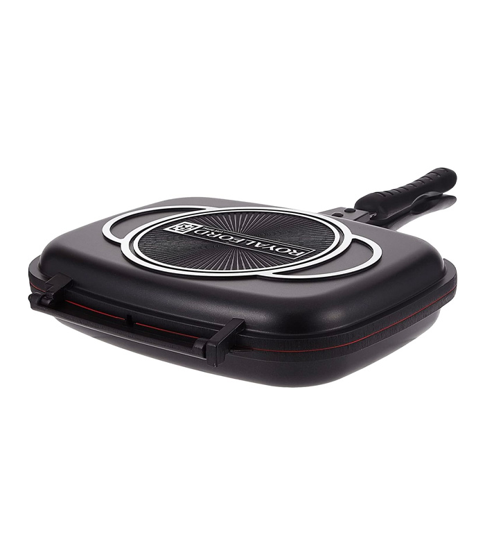Royalford Double Grill Pan, black 32 Cm, Rf5515 Royalford Double Grill Pan, black 32 Cm, Rf5515 - Image 1