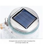 Solar Cracked Glass Ball Hanging Light - Image 3