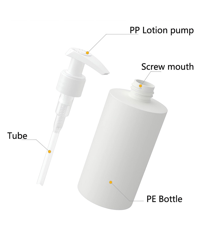 White PlasticLotion Bottles White Plastic Lotion Bottles - Image 1
