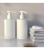 White Plastic Lotion Bottles - Image 4